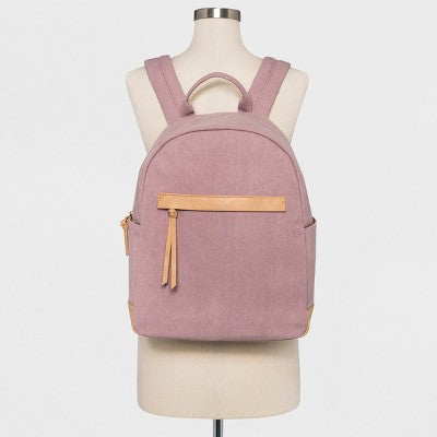 Universal Thread Dome Pink Backpack Front Zip Pocket With a Tassel