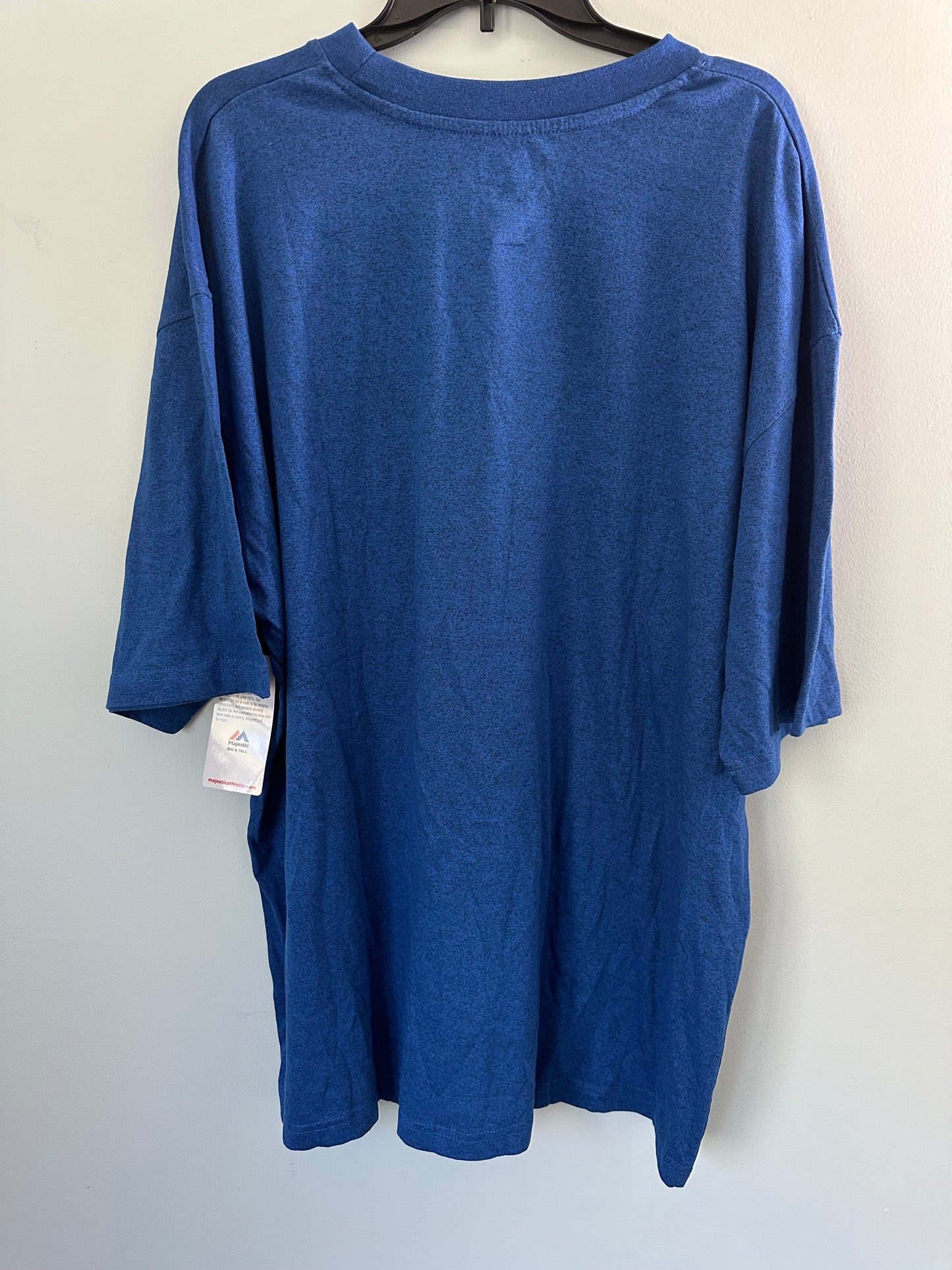 Men's Majestic Golden State Warriors Distressed Logo T-Shirt