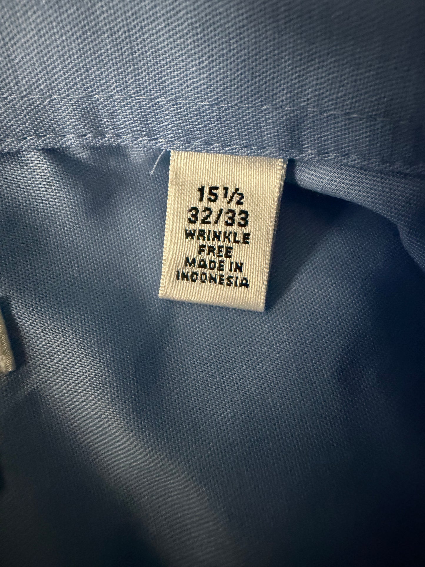 Van Heusen Men's Dress Shirt Regular Fit Flex Collar Stretch Blue