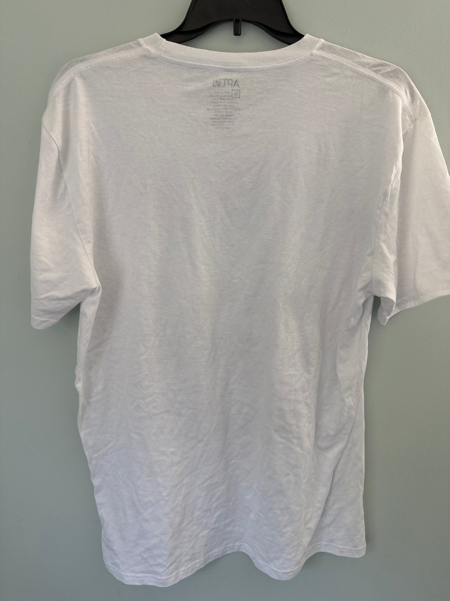 Apt. 9 Men's Tropical Palm Tree Graphic Tee- White (Size XL) - New!