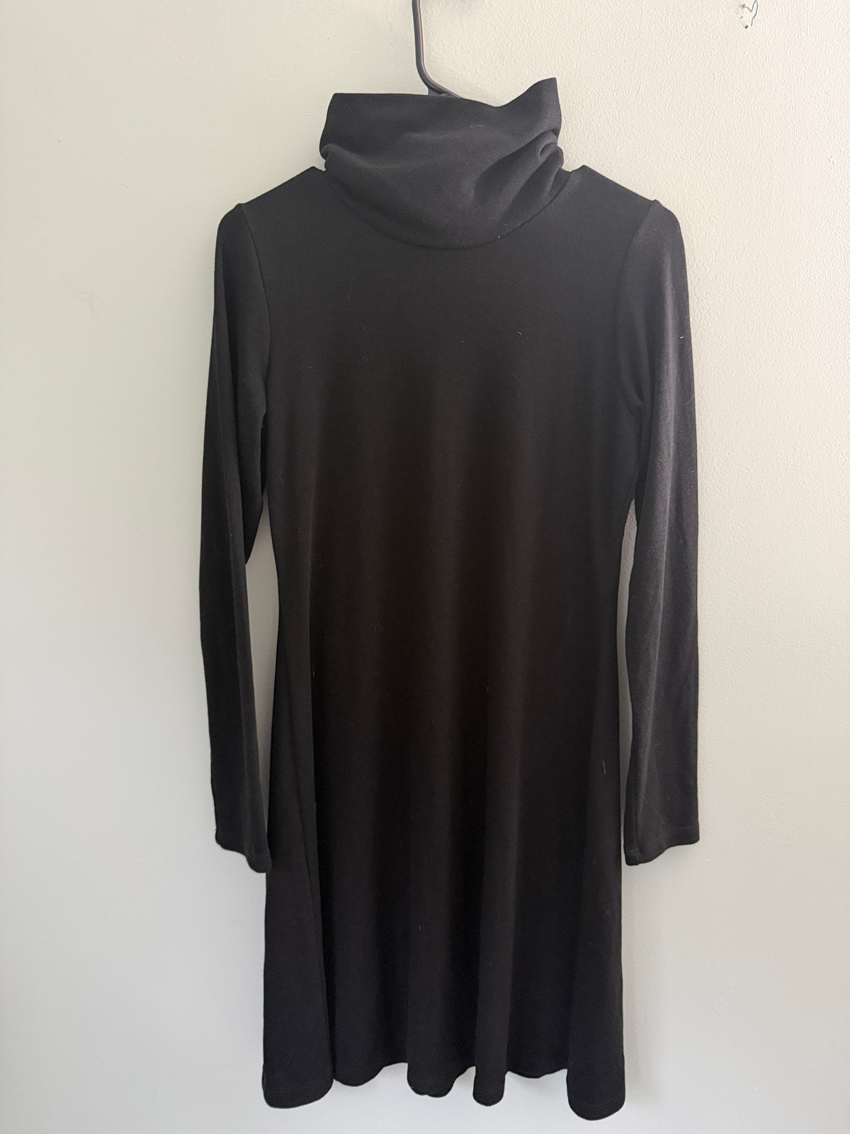 Karen Kane Black Turtleneck A-Line Fit & Flare Dress Medium
