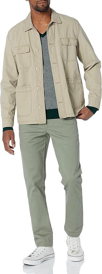 Goodthreads Men's Lightweight Merino Wool V-Neck Birdseye Sweater- XS