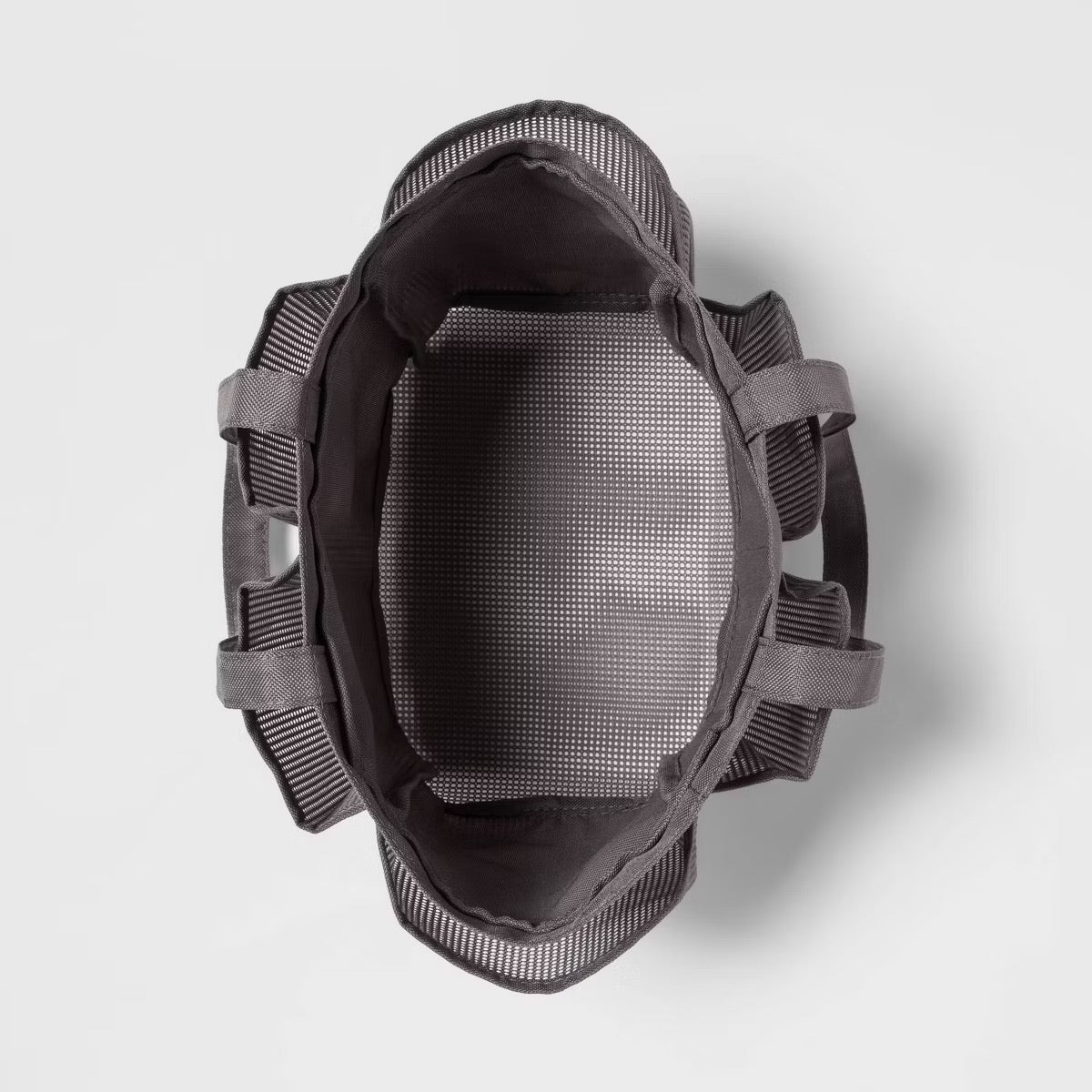 Room Essentials Gray Mesh Shower Caddy Dorm Beach Pool Gym Travel Tote