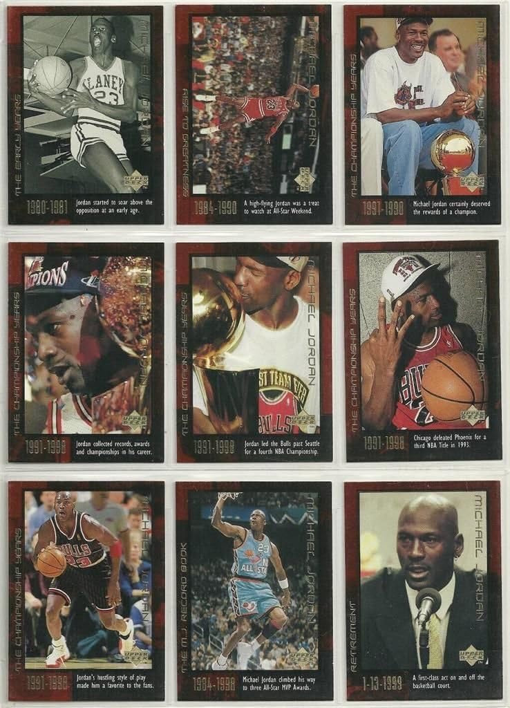 1999 Upper Deck Michael Jordan Career Set. 60 Card Box. Factory Sealed