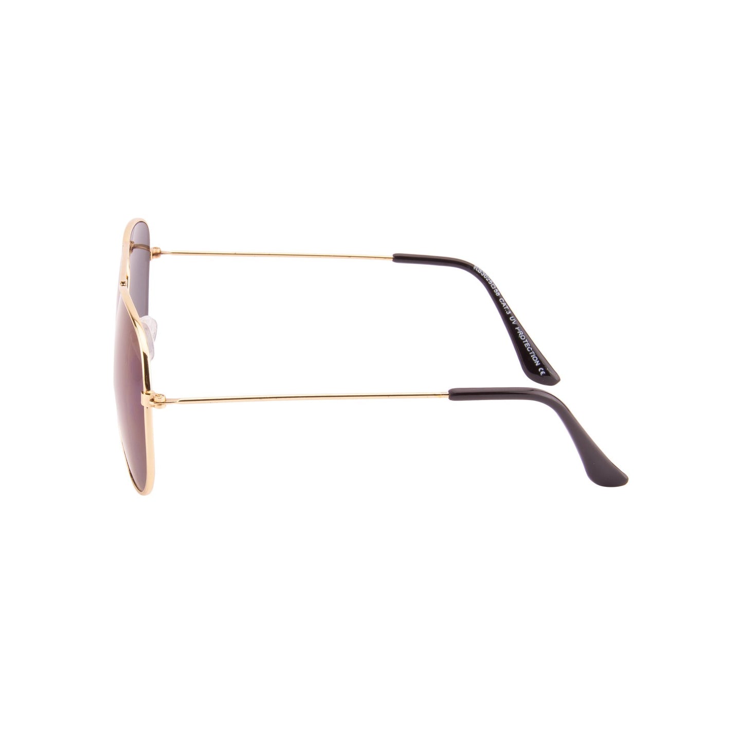 Unisex Pilot Sunglasses Aviator UV400 Mirrored Dark Blue Lens Metal