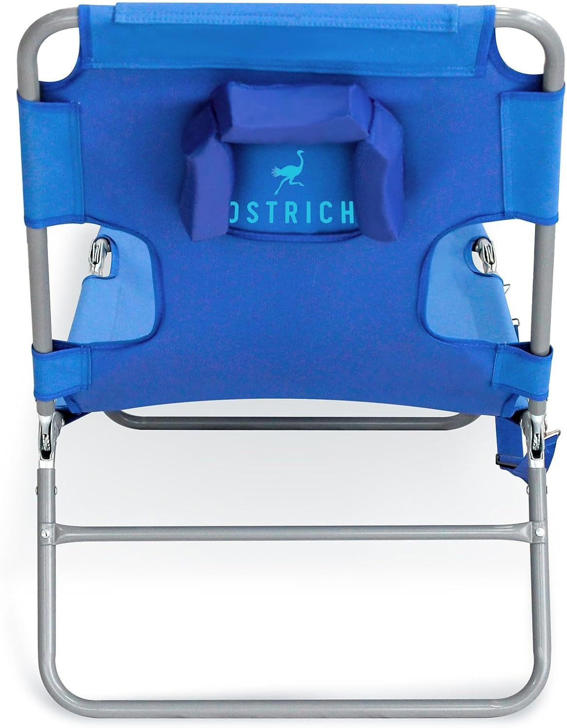 Ostrich Chaise Lounge Facedown Beach Camping Pool Tanning Chair Blue