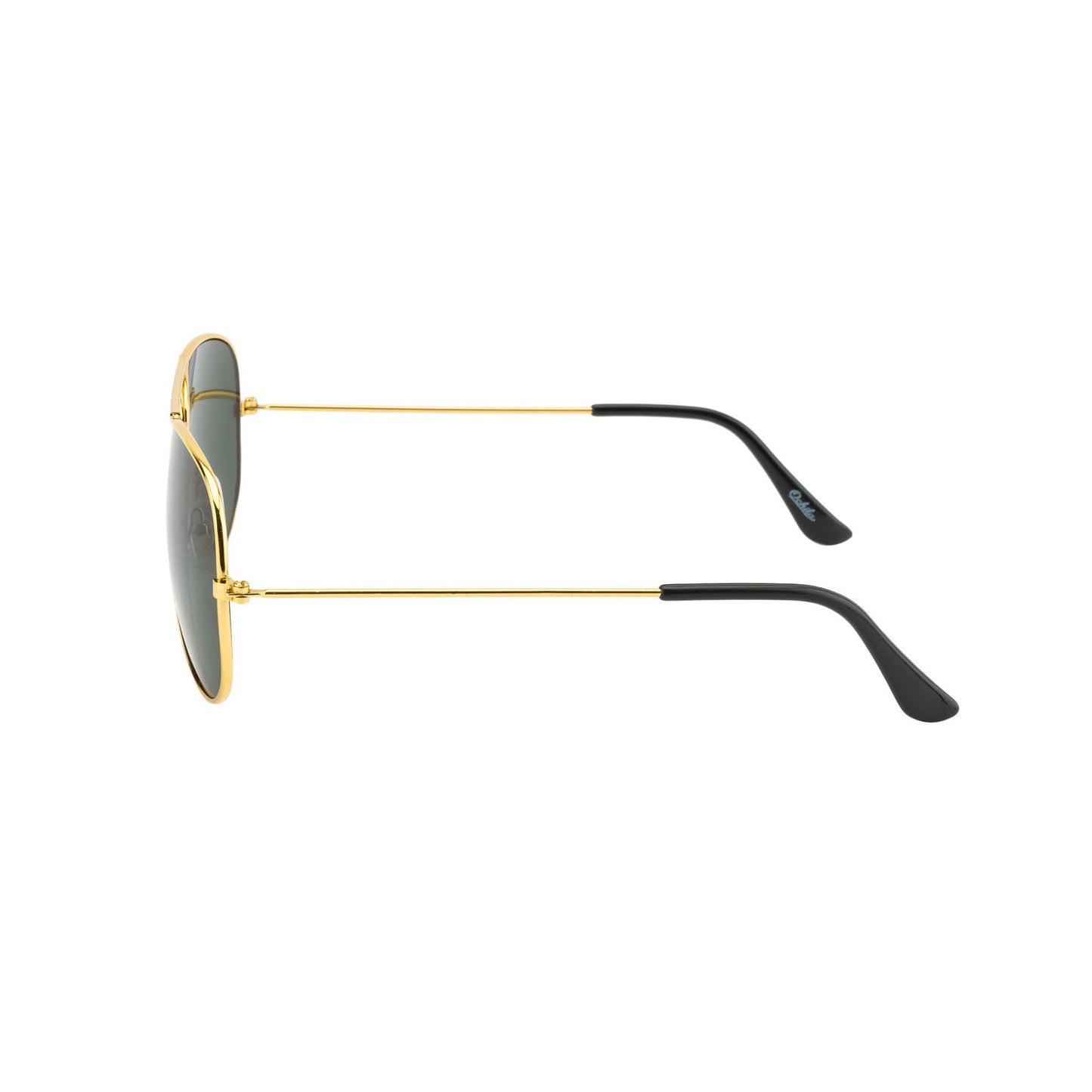 Unisex Pilot Sunglasses Aviator UV400 Mirrored Brown Lens Gold Frame