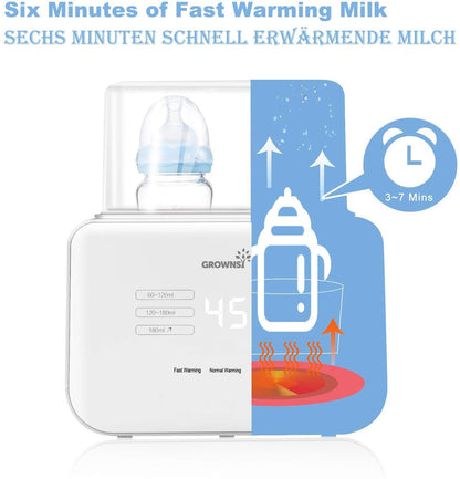 Baby Bottle Warmer Grownsy With Defrost, Sterilizing and Food Heating