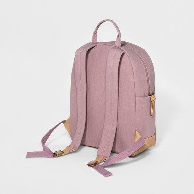 Universal Thread Dome Pink Backpack Front Zip Pocket With a Tassel
