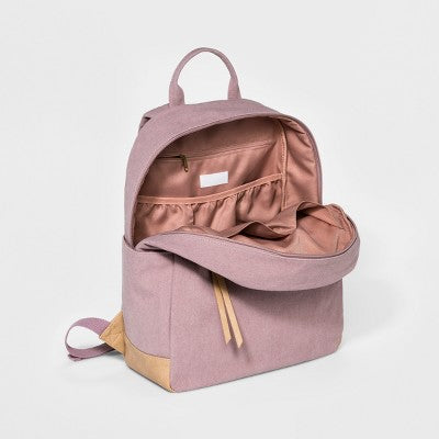 Universal Thread Dome Pink Backpack Front Zip Pocket With a Tassel