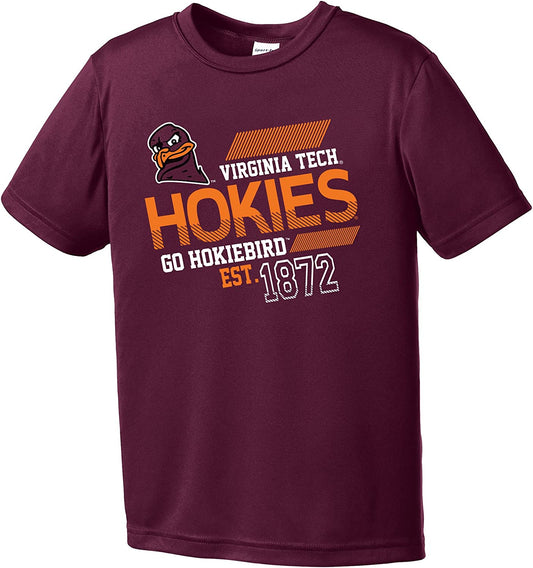 Virginia Tech Hokies Go Hokie Bird Est. 1872 Short Sleeve T-Shirt