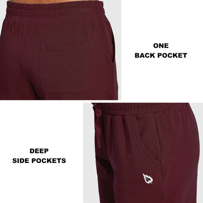 Baleaf Women's Active Yoga Lounge Capri Walking Crop Pants - XL