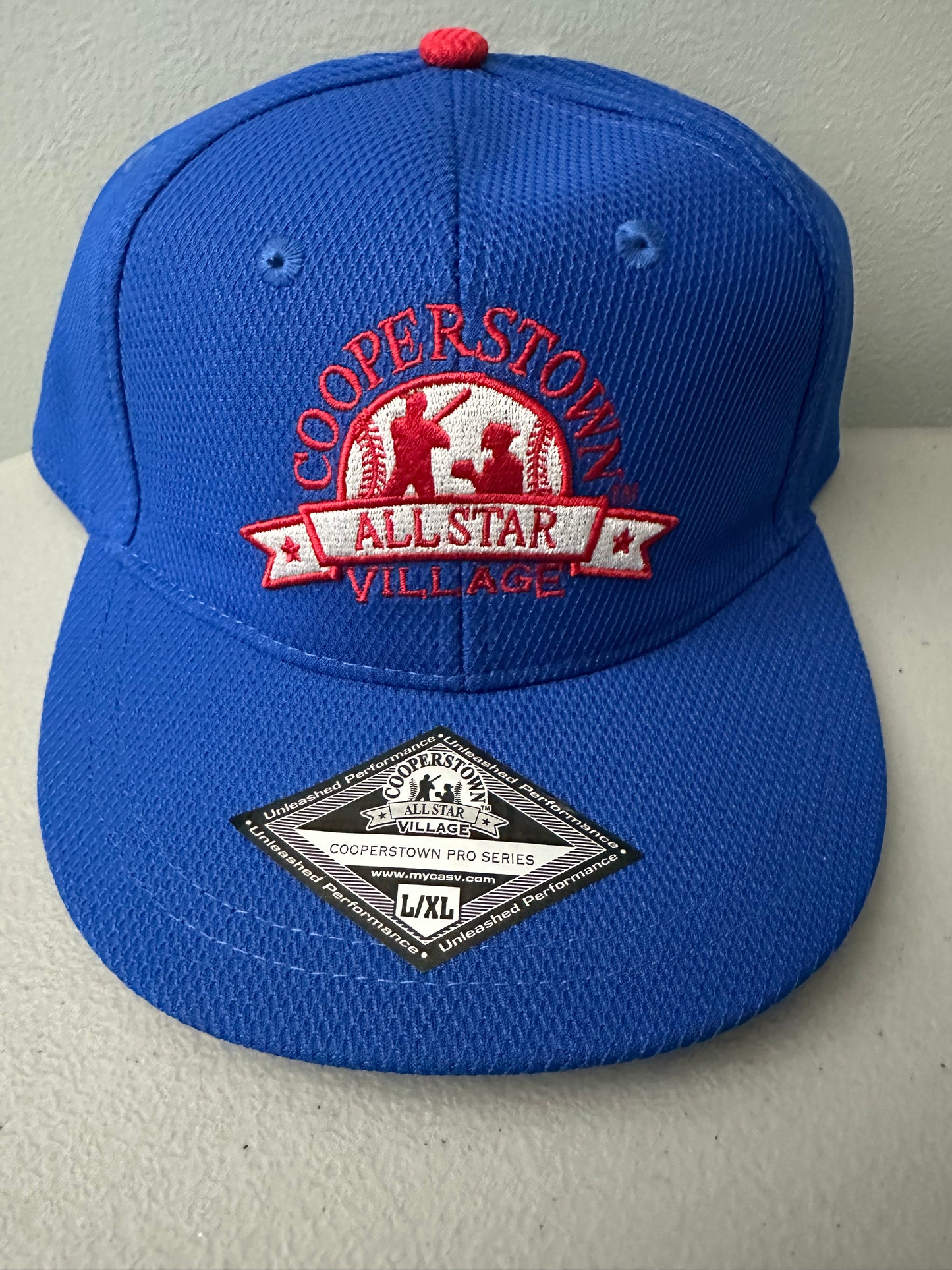 Cooperstown All Star Village Cap Hat Baseball Custom Fit Pro Series