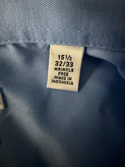 Van Heusen Men's Dress Shirt Regular Fit Flex Collar Stretch Blue