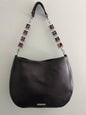 Genuine Leather Crossbody Hobo Handbag Removable Lockets and Strap
