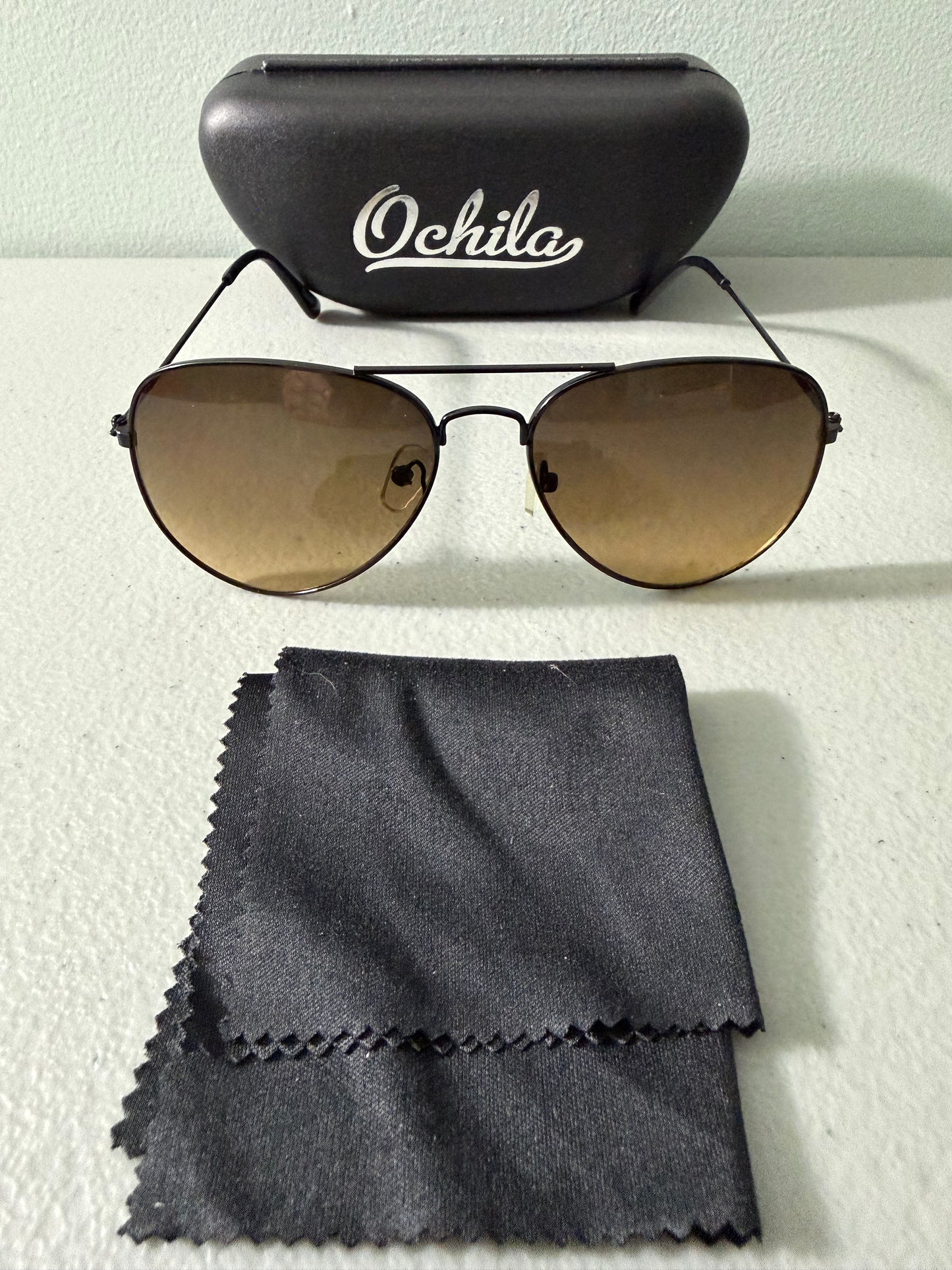 Aviator Pilot-Style Sunglasses Gradient For Men and Women Alloy Metal