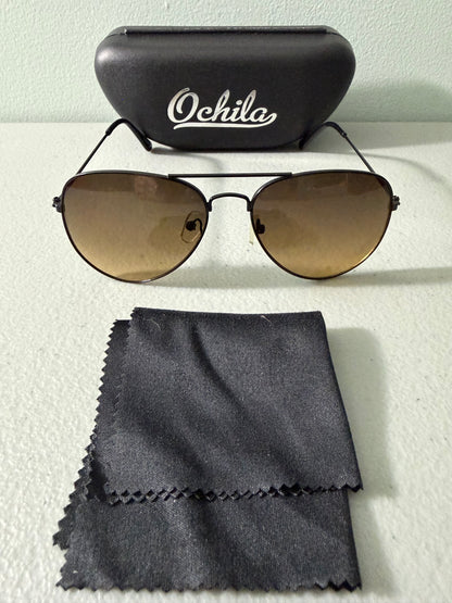 Aviator Pilot-Style Sunglasses Gradient For Men and Women Alloy Metal