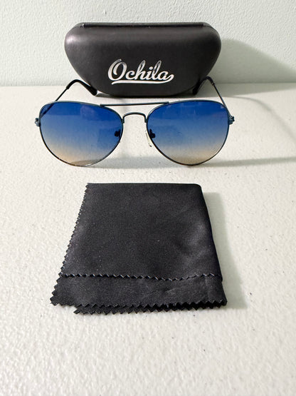 Aviator Pilot-Style Sunglasses Gradient For Men and Women Alloy Metal