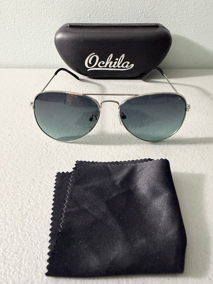 Aviator Pilot-Style Sunglasses Gradient For Men and Women Alloy Metal