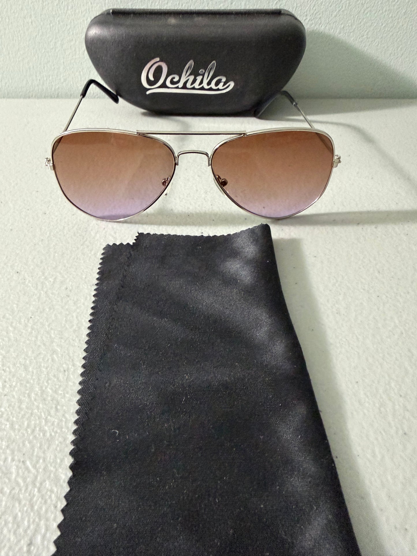 Aviator Pilot-Style Sunglasses Gradient For Men and Women Alloy Metal