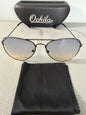 Unisex Pilot Sunglasses Aviator UV400 Mirrored LT Blue Yellow Lens