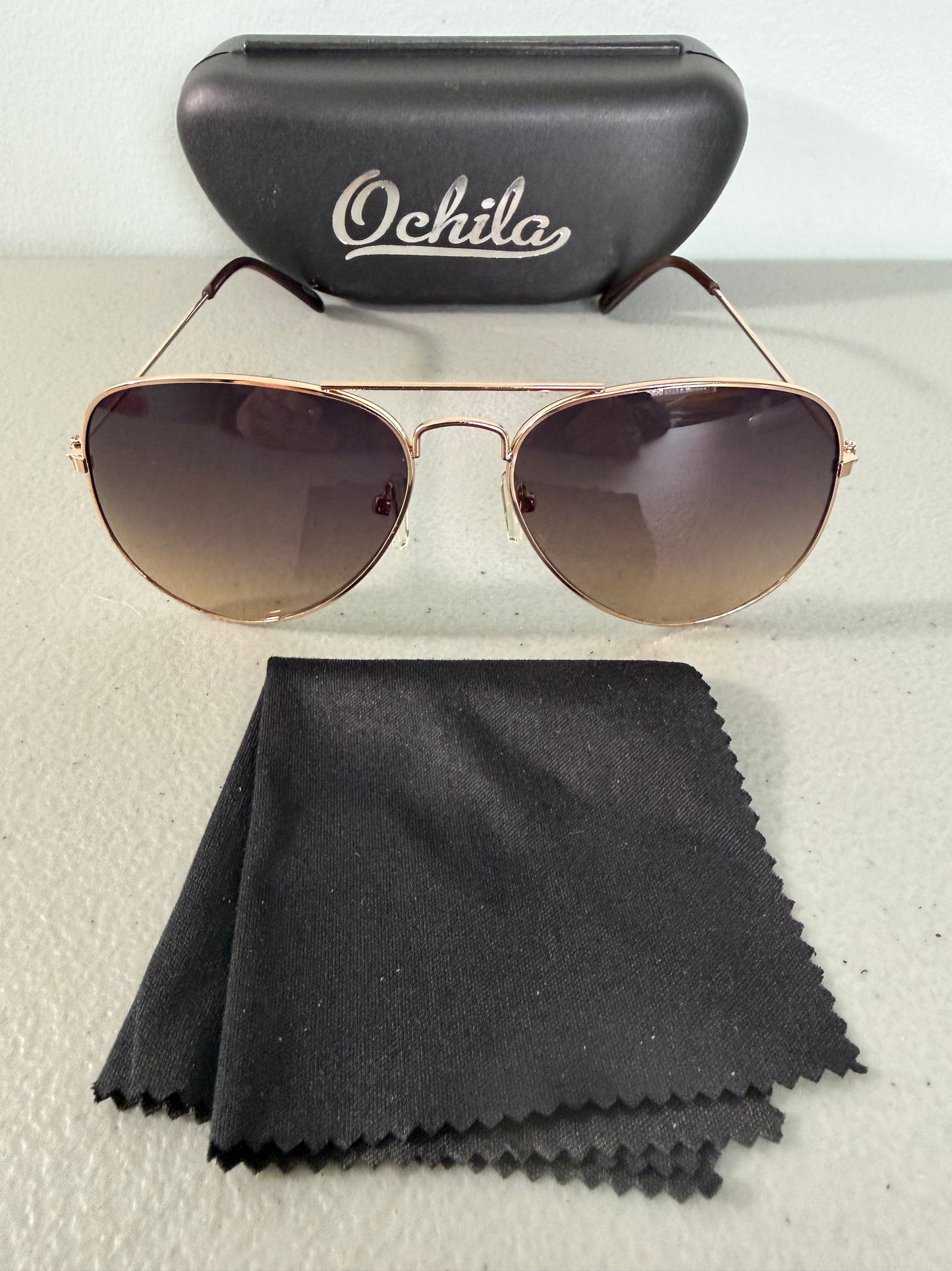 Aviator Pilot-Style Sunglasses Gradient For Men and Women Alloy Metal