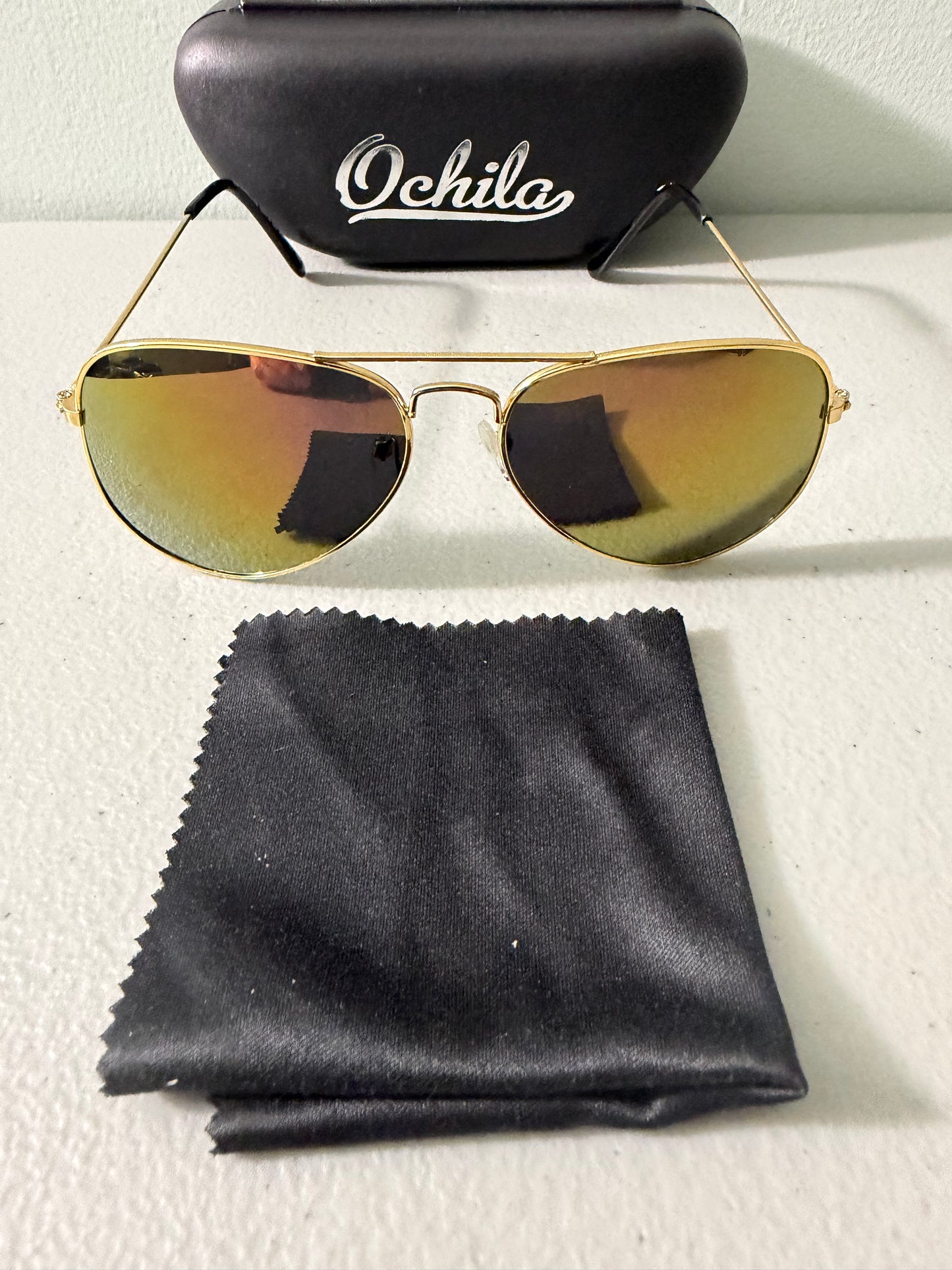 Aviator Pilot-Style Sunglasses Gradient For Men and Women Alloy Metal