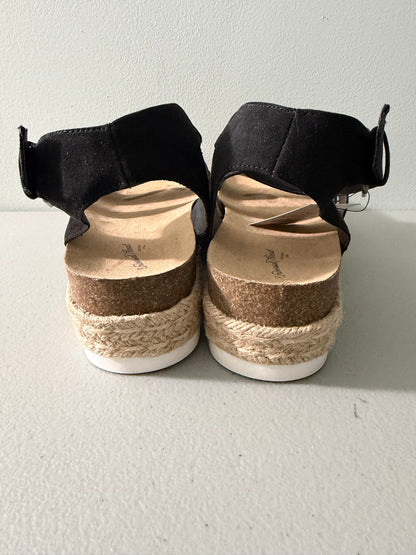 Universal Thread Women's Open Toe Annie Platform Wedge Slide Sandals