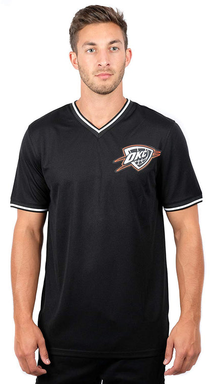 Ultra Game/UNK NBA Men's Oklahoma City Thunder Jersey V-Neck Tee Shirt