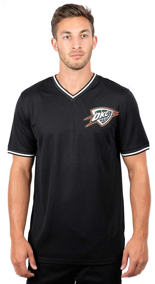 Ultra Game/UNK NBA Men's Oklahoma City Thunder Jersey V-Neck Tee Shirt