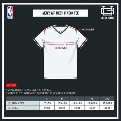 Ultra Game/UNK NBA Men's Oklahoma City Thunder Jersey V-Neck Tee Shirt