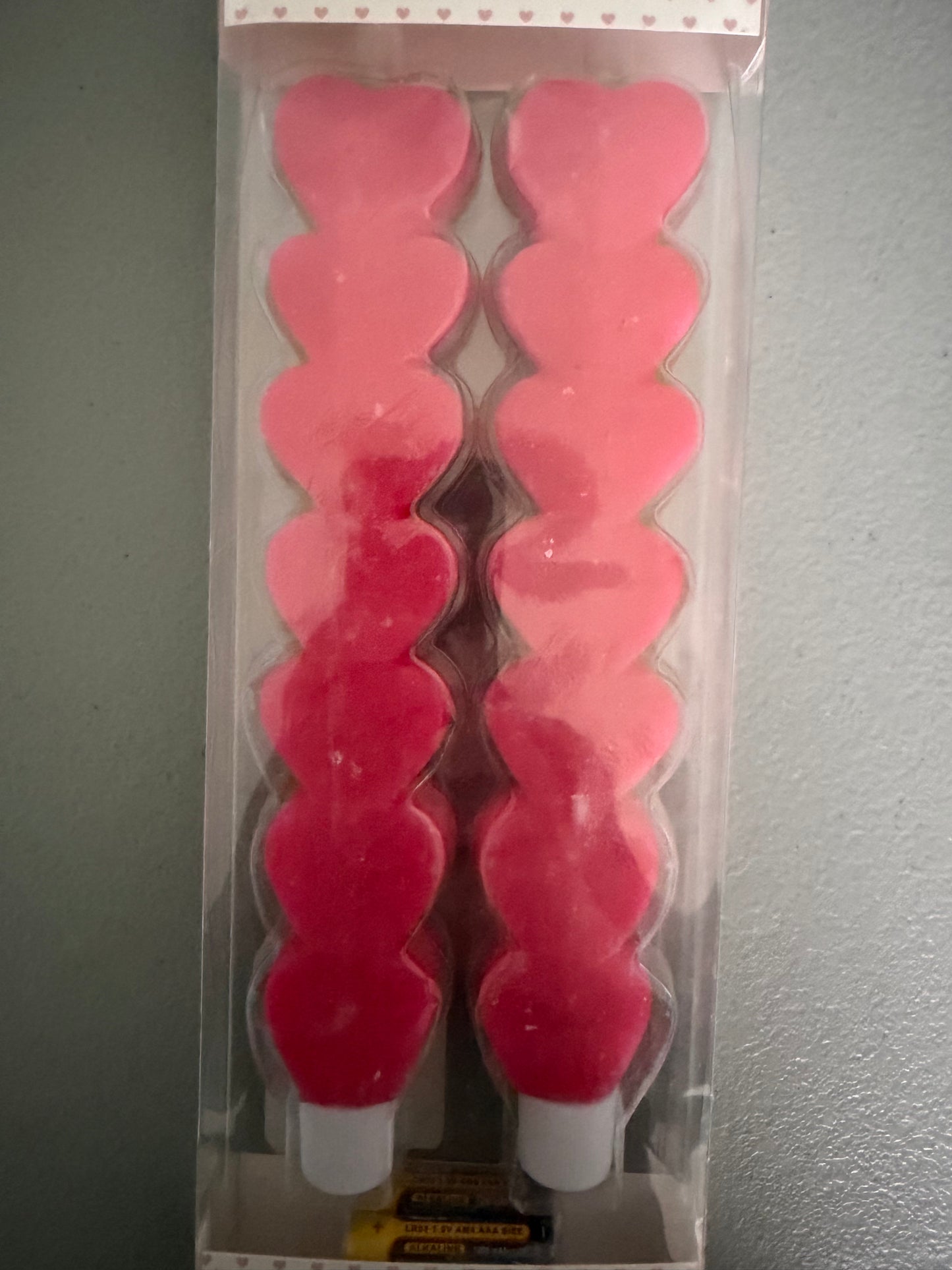 Cupcakes and Cashmere Set of Two LED Taper Candles