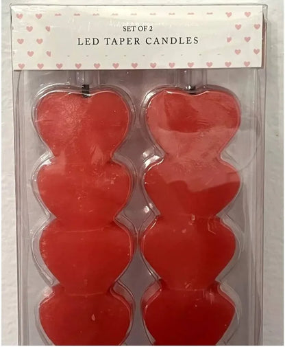 Cupcakes and Cashmere Set of Two LED Taper Candles