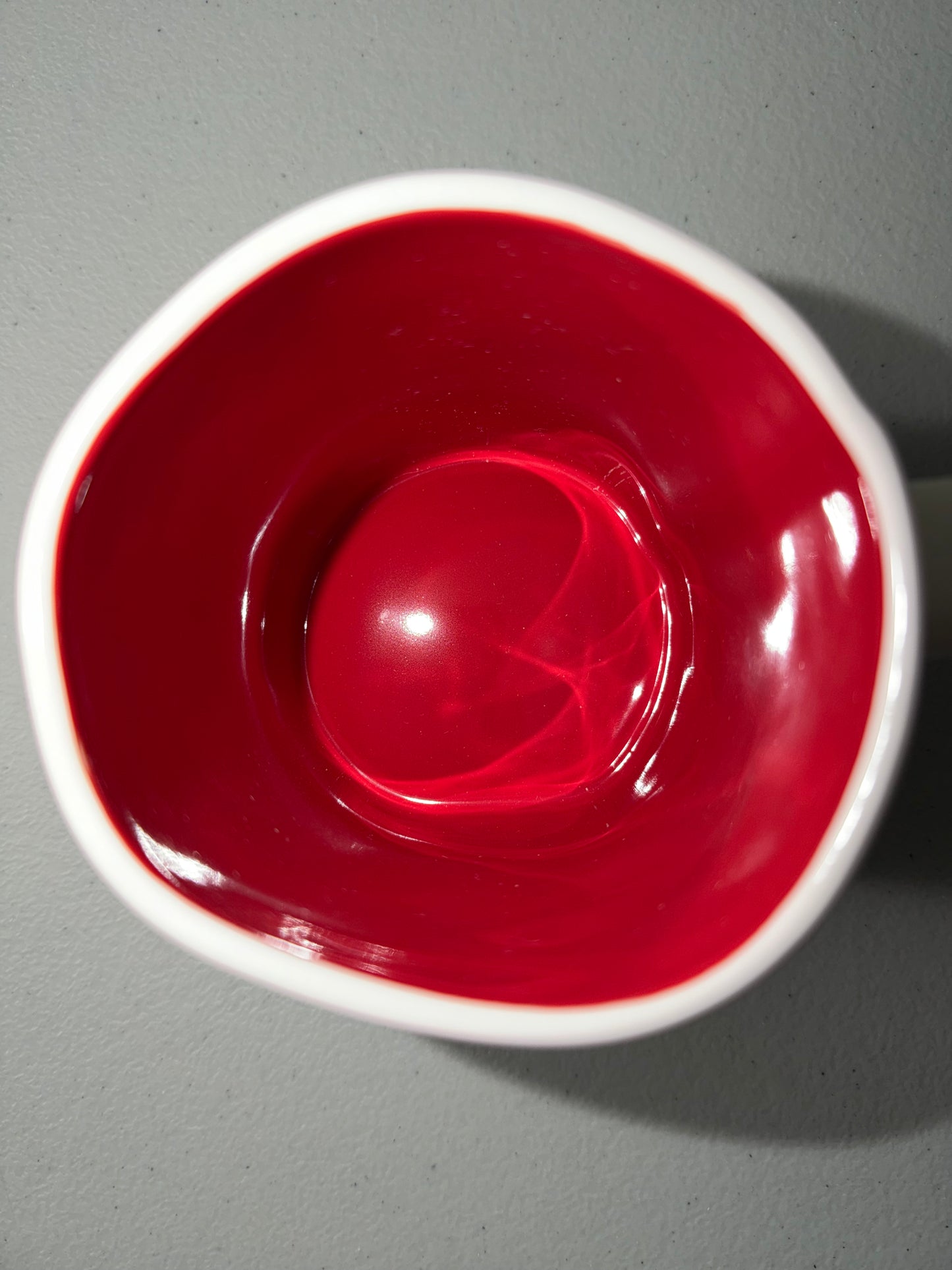 Rae Dunn "America" Coffee, Tea Ceramic Mug White with Blue Lettering