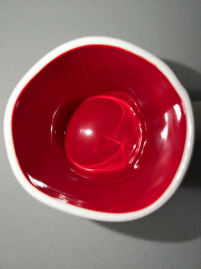 Rae Dunn "America" Coffee, Tea Ceramic Mug White with Blue Lettering