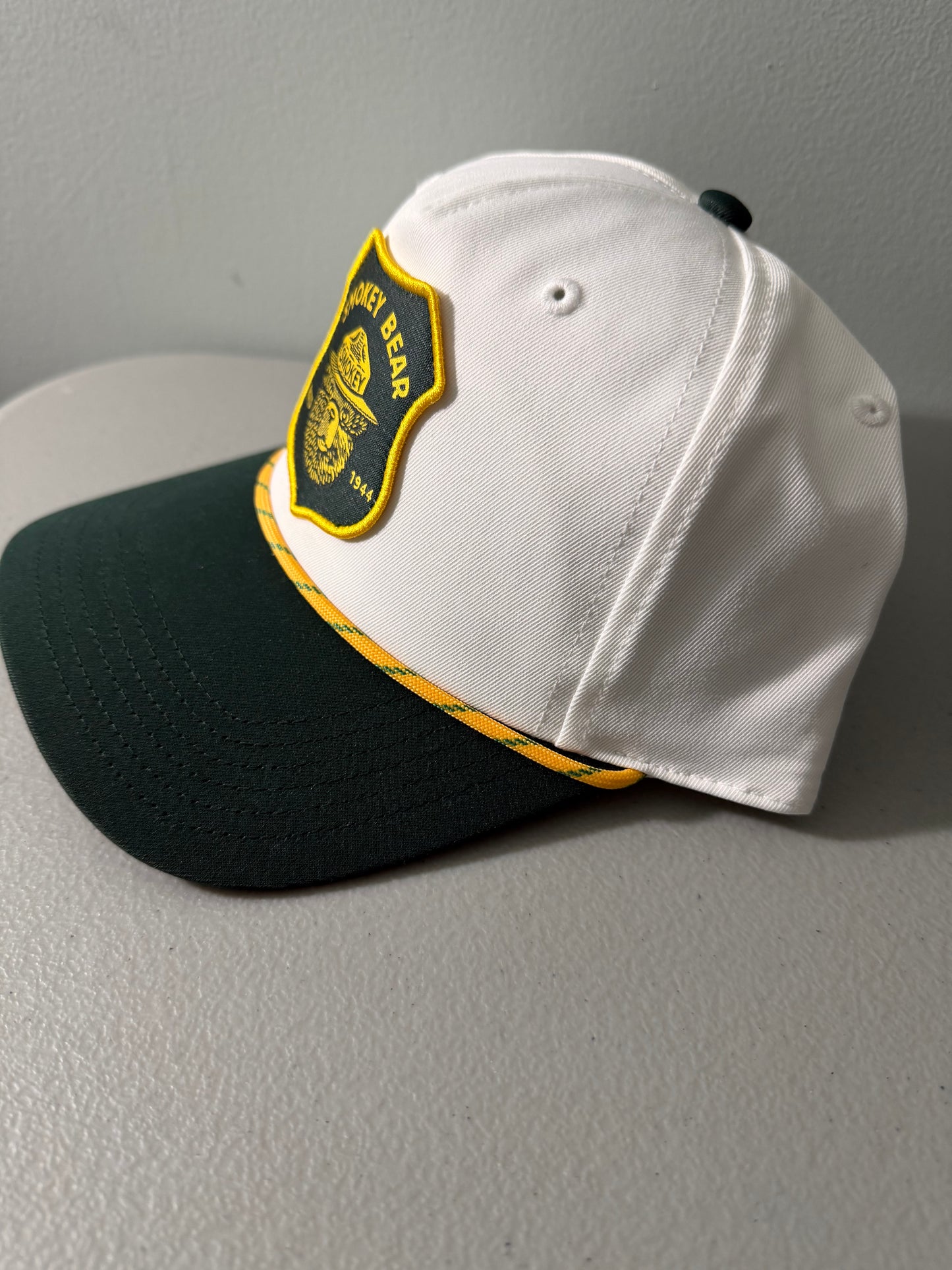 Smokey Bear Official Licensed Rope Hat, ESTD 1944, Authentic Snapback