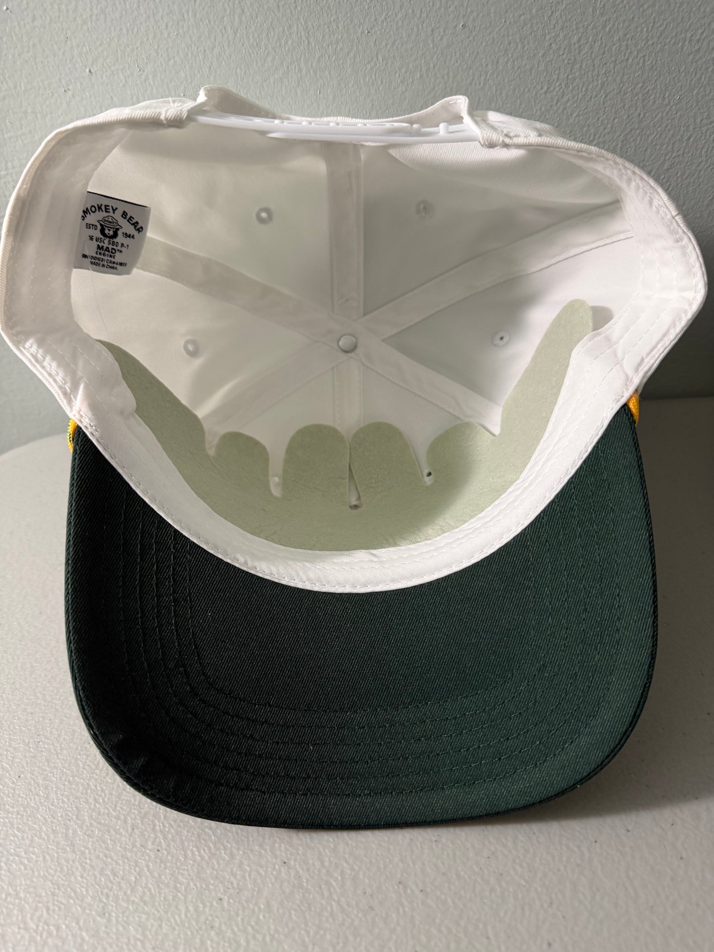 Smokey Bear Official Licensed Rope Hat, ESTD 1944, Authentic Snapback