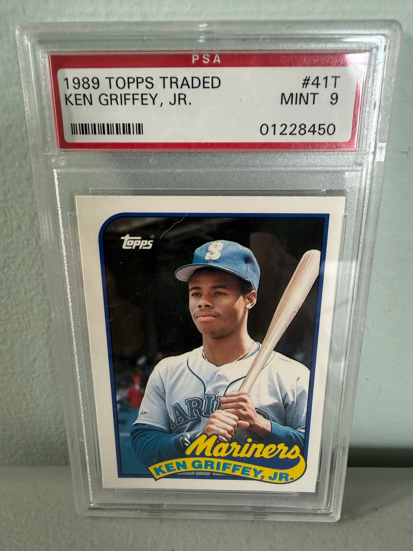 1989 Topps Traded Ken Griffey Jr.  #41 T PSA 9 Mint Rookie Card RC