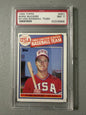 Mark McGwire 1985 Topps USA #401 Rookie Baseball Trading Card PSA 7 NM