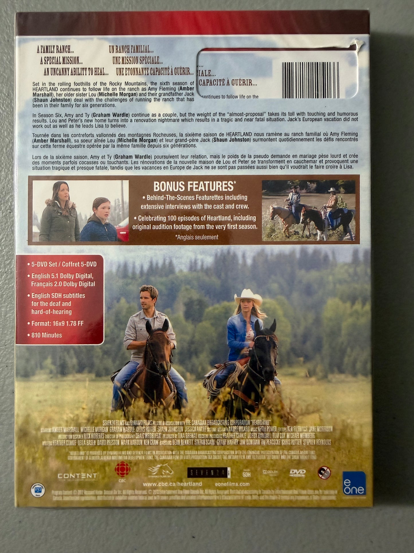 Heartland The Complete Sixth Season -6 Season DVD /New Sealed