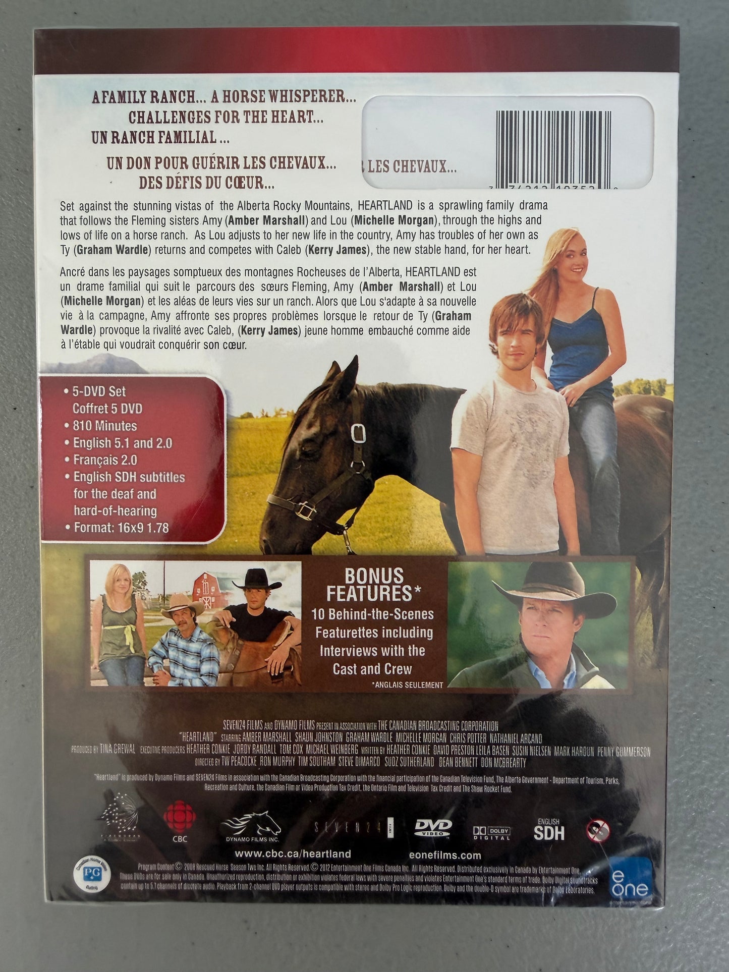Heartland The Complete Second Season - 2 Season DVD / New Sealed