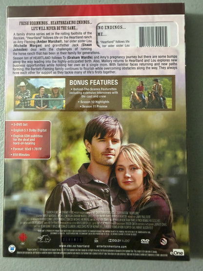 Heartland The Complete Tenth Season 10 DVD 5-Disc Set New/Sealed