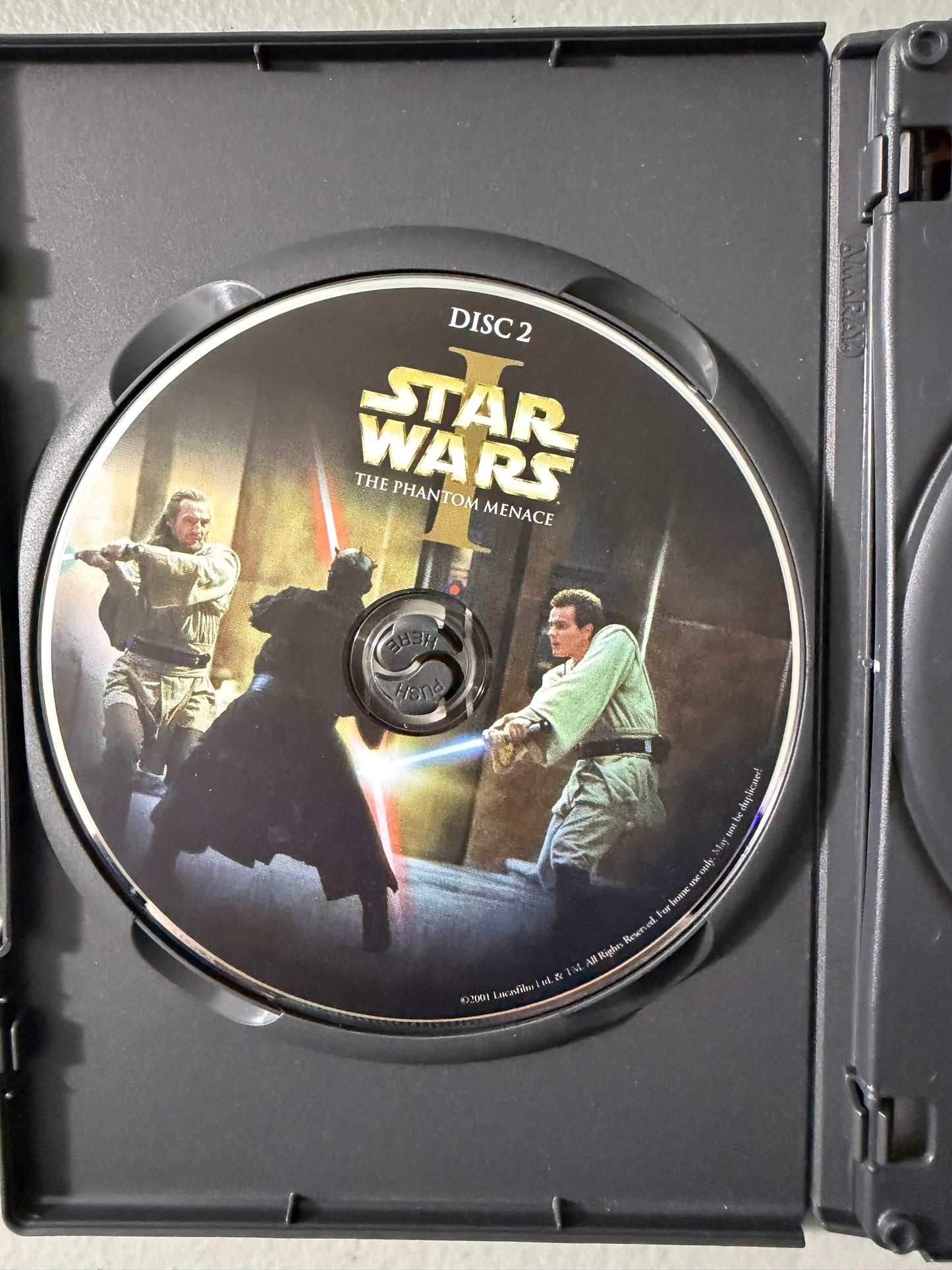 Star Wars The Phantom Menace Episode I DVD 2-Disc Set / Preowned