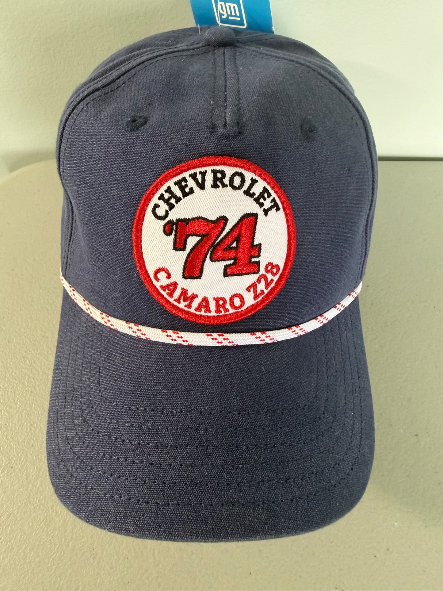 Chevrolet '74 Camaro Z28 Navy-Rope Commemorative Patch Baseball Cap-GM