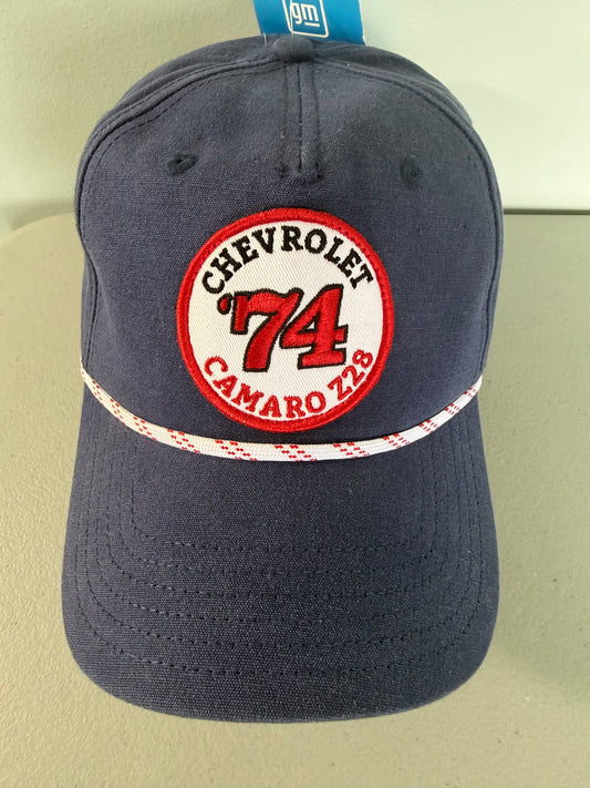 Chevrolet '74 Camaro Z28 Navy-Rope Commemorative Patch Baseball Cap-GM