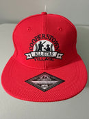 Red Cooperstown Pro Series All Star Village Baseball Hat Cap