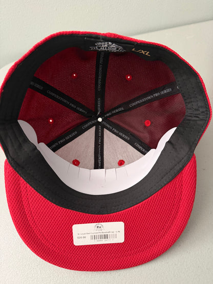 Red Cooperstown Pro Series All Star Village Baseball Hat Cap