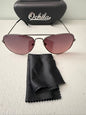 Unisex Pilot Sunglasses Aviator UV400 Mirrored Dark Pink Lens