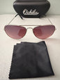 Unisex Pilot Sunglasses Aviator UV400 Mirrored Gradient Pink Lens