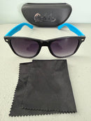 Ochila Two-Tone Wayfarer Sunglasses UV400 Protection Set Blue Temples